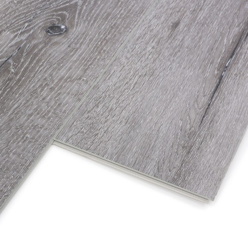Кварцвиниловый SPC ламинат Cronafloor Wood Дуб Серый ZH-82015-8 1200×180×4