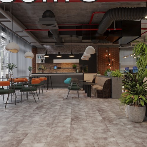 Кварцвиниловый SPC ламинат Cronafloor Stone Торнадо Дымчатый BD-1790-10 600×300×4