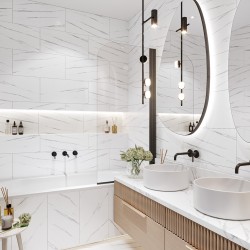 Кварцвиниловый SPC ламинат Cronafloor Stone Калакатта ZH-81014-1 600×300×4