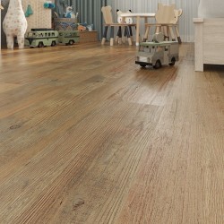 Кварцвиниловый SPC ламинат Cronafloor Nano Сосна Медовая ZH-81101-4 1200×180×3,5