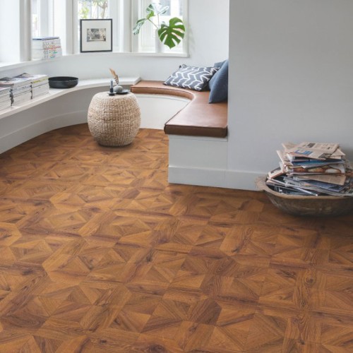 Ламинат Quick Step Impressive Patterns Ultra Дуб Медный брашированный IPU 4144 1200×396×12