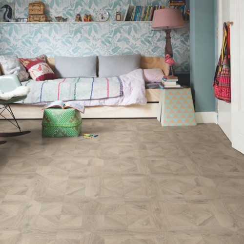 Ламинат Quick Step Impressive Patterns Ultra Дуб Серый теплый брашированный IPU 4141 1200×396×12