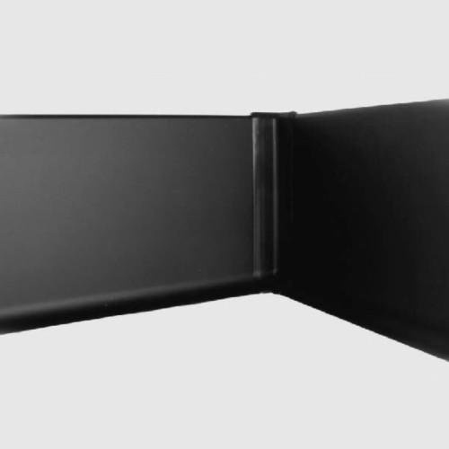 Угол алюминиевый внутренний для плинтуса Modern Decor черный матовый сапожок 60 мм
