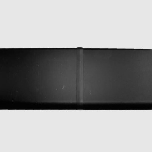Соединитель алюминиевый для плинтуса Modern Decor черный матовый сапожок 80 мм