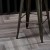 Кварцвиниловый SPC ламинат Vinilam Parquet Herringbone Паркет Микеланджело IS11144 венгерская елка 720×120×6,5 фото в интерьере