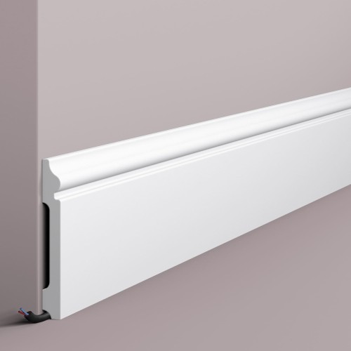 Плинтус под покраску NMC Wallstyl FL2 2000×120×15