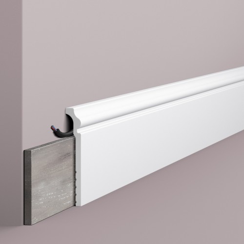 Плинтус под покраску NMC Wallstyl CF3 2000×120×22 Плинтус под покраску NMC Wallstyl CF3 2000×120×22