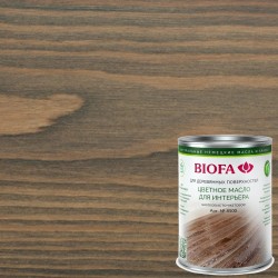 Масло для дерева Biofa 8500 цвет 8534 Серый 0,125 л