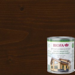 Масло для фасадов Biofa 2043 цвет 4311 Красное дерево 0,125 л