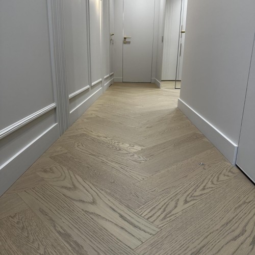 Композитная паркетная доска Quartz Parquet Елка Дуб шампань 33-414 венгерская елка 635×127×5