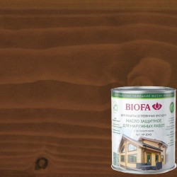 Масло для фасадов Biofa 2043 цвет 4305 Сепия 10 л