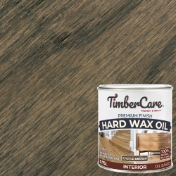 Масло цветное с твердым воском TimberCare Hard Wax Oil цвет 350061 Темно-коричневый 0,75 л