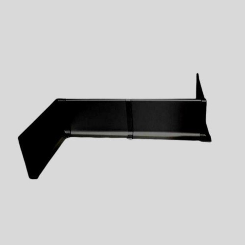 Плинтус алюминиевый Modern Decor анодированный черный сапожок 2700×40×10