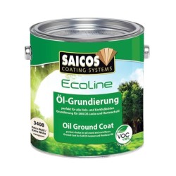 Масло грунтовочное для дерева Saicos Ecoline Ol-Grundierung цвет 3408 Экстрабелый 0,125 л