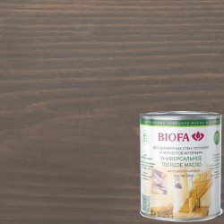 Масло с твердым воском для дерева Biofa 2044 цвет 1016 Бариста 0,4 л