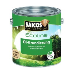 Масло бесцветное грунтовочное для дерева Saicos Ecoline Ol-Grundierung 3410 2,5 л