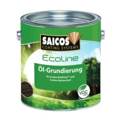 Масло грунтовочное для дерева Saicos Ecoline Ol-Grundierung цвет 3479 Античный серый 0,125 л