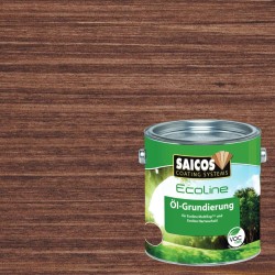 Масло грунтовочное для дерева Saicos Ecoline Ol-Grundierung цвет 3485 Палисандр 0,125 л