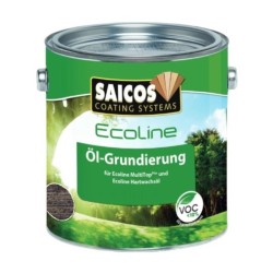 Масло грунтовочное для дерева Saicos Ecoline Ol-Grundierung цвет 3490 Эбеновое дерево 0,125 л