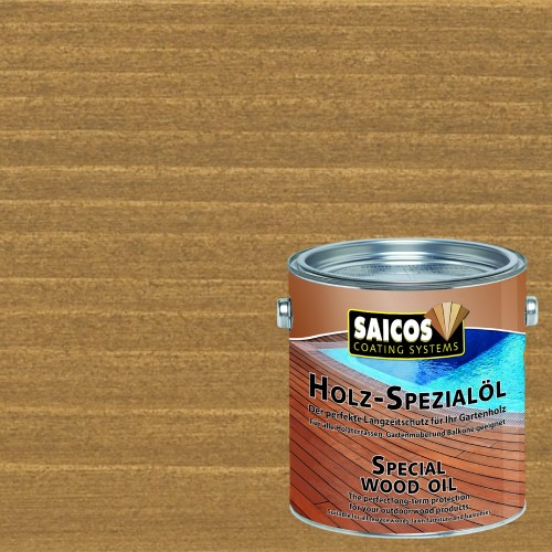Масло для террас Saicos Holz-Spezialol цвет 0118 Тик 2,5 л
