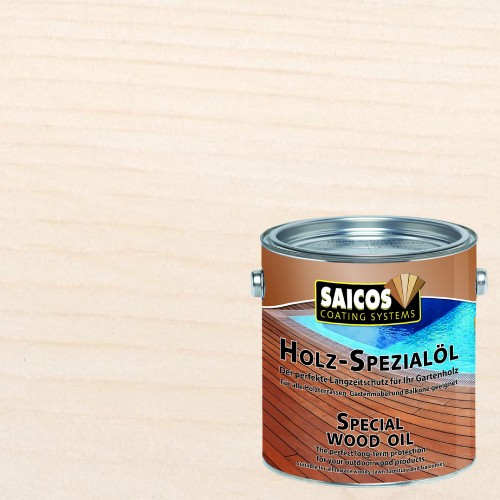 Масло для террас Saicos Holz-Spezialol цвет 0122 Белый 2,5 л
