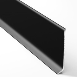 Плинтус алюминиевый Bonkeel ПЛ80 черный сапожок 2500×78,5×11,2