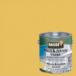Краска укрывная для дерева Saicos Haus & Garten-Farbe цвет 2101 Сахара 0,125 л