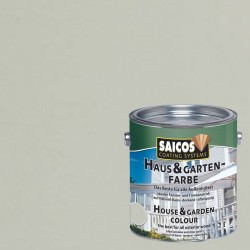 Краска укрывная для дерева Saicos Haus & Garten-Farbe цвет 2700 Серый агат 0,125 л