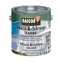 Краска укрывная для дерева Saicos Haus & Garten-Farbe цвет 2405 Сирень 0,125 л