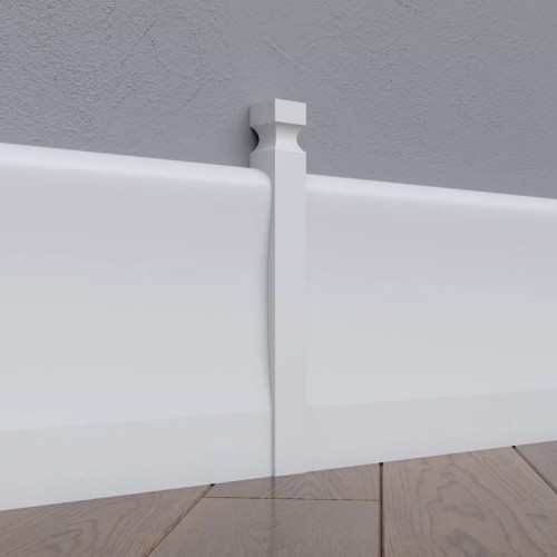 Соединитель МДФ под покраску для плинтуса Madest Decor CD03 180×18×18