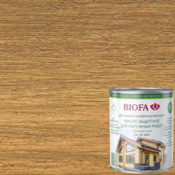 Масло для фасадов Biofa 2043 цвет 4343 Дуб натуральный 0,4 л