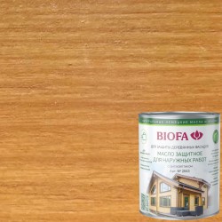 Масло для фасадов Biofa 2043 цвет 4340 Желтый дуб 0,4 л
