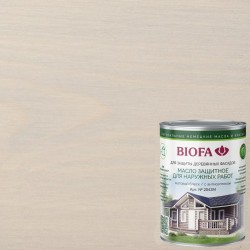 Масло для фасадов Biofa 2043М цвет 4314 Айсберг 0,4 л