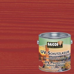 Лазурь для дерева Saicos UV-Schutzlasur Aussen цвет 1138 Махагони 0,125 л