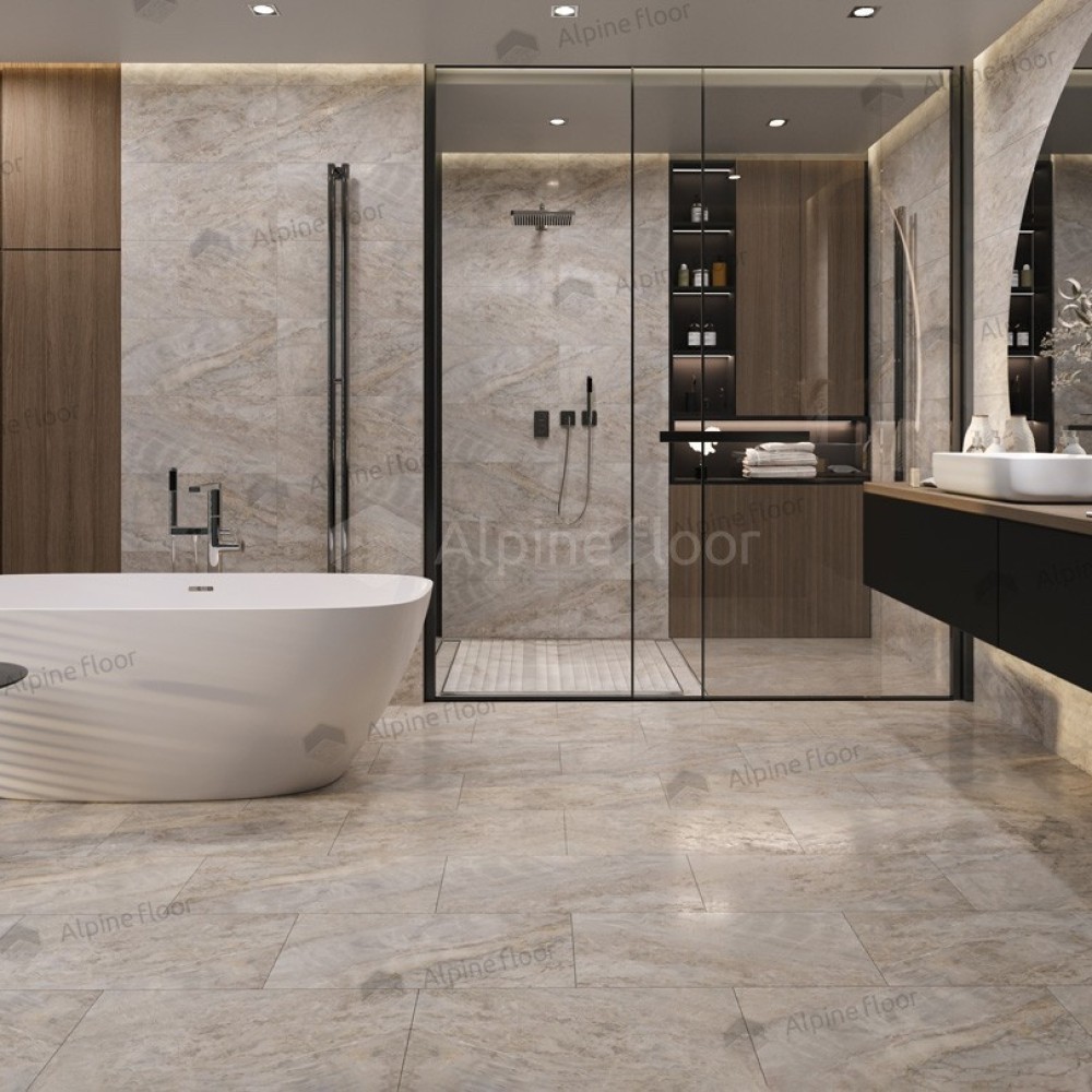 Кварцвиниловый SPC ламинат Alpine Floor Stone Mineral Core Вилио ECO 4-26  609,6×304,8×4 купить по цене 2300 ₽