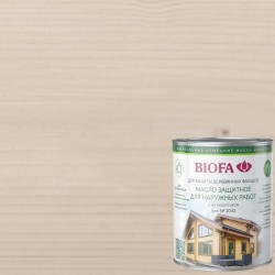 Масло для фасадов Biofa 2043 цвет 2001 Белый 0,4 л