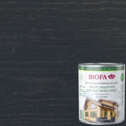 Масло для фасадов Biofa 2043 цвет 4324 Грифель 0,125 л