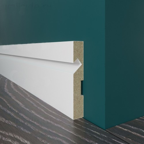 Плинтус МДФ под покраску Evrowood PN 103 Led с подсветкой 2000×100×16 Плинтус МДФ под покраску Evrowood PN 103 Led с подсветкой 2000×100×16