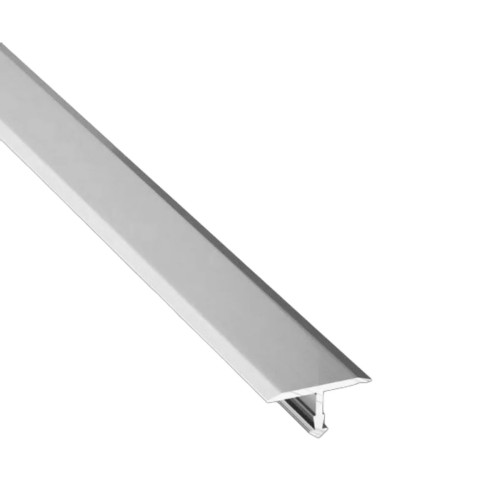 Порожек алюминиевый Modern Decor серебро матовое 3000×14×9,1 мм