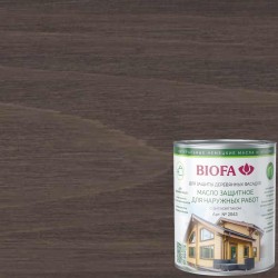 Масло для фасадов Biofa 2043 цвет 4329 Кремень 10 л