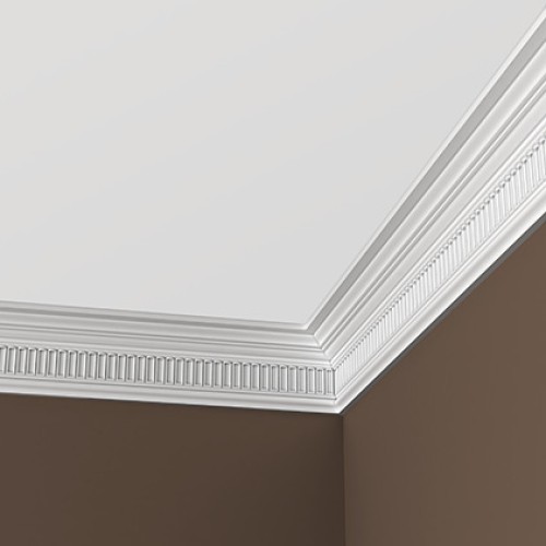 Потолочный плинтус под покраску Европласт 1.50.104 2000×73×116
