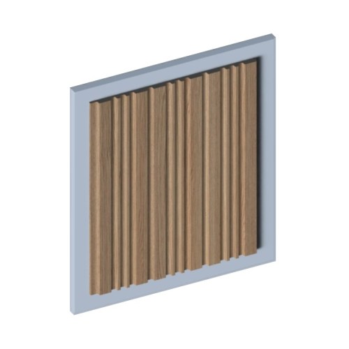 Стеновая панель из полистирола Hiwood LV121 BR417 2700×120×12