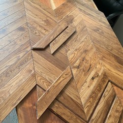 Инженерная доска Eparket Дуб Nut рустик лак французская елка 640×120×15