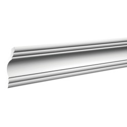 Потолочный плинтус под покраску Европласт 1.50.102 2000×76×69