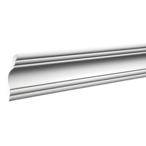 Потолочный плинтус под покраску Европласт 1.50.102 2000×76×69