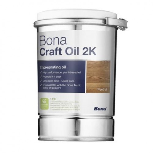 Масло для дерева Bona Craft Oil 2K Клэй Clay 1,25 л Масло для дерева Bona Craft Oil 2K Клэй Clay 1,25 л