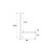 Микроплинтус алюминиевый Ликорн Лайн С-05.25.4 L белый матовый 2500×25,8×16