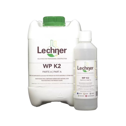 Лак для паркета Lechner WP K2 на водной основе матовый 5,5 л