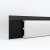 Плинтус алюминиевый скрытый Laconistiq Regular черный 3000×80×13
