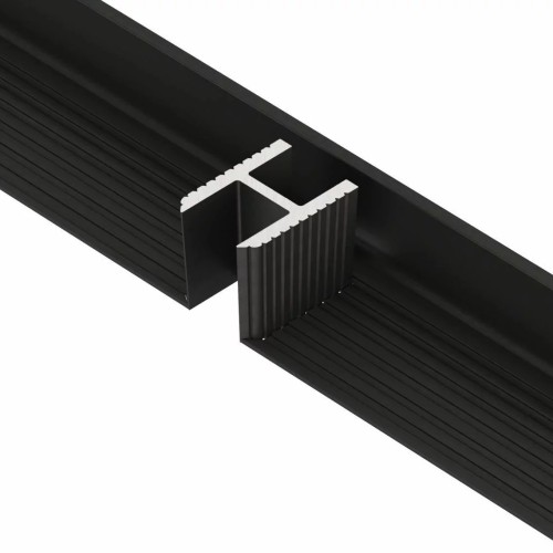 Профиль теневой алюминиевый Laconistiq Dual Черный 3000×8,6×12